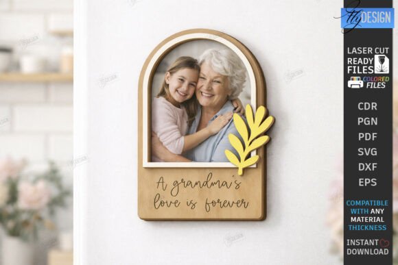 Download Mother's Day Mini Photo Frame Laser Cut - Laser Collection