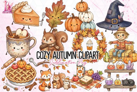 Download Cozy Autumn Clipart PNG - Autumn Collection