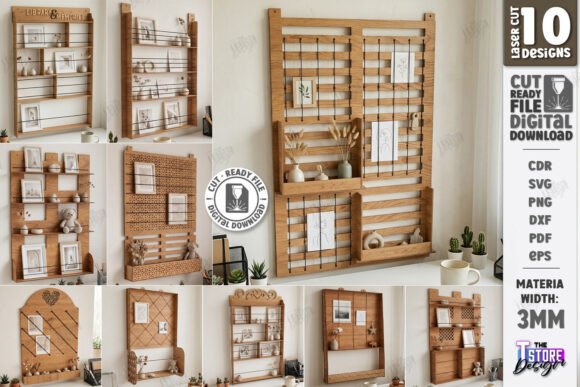 Download Book and Photo Organizers Laser Cut Set - Laser Collection