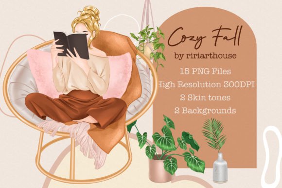 Download Cozy Fall Clipart, Autumn Illustration - Autumn Collection