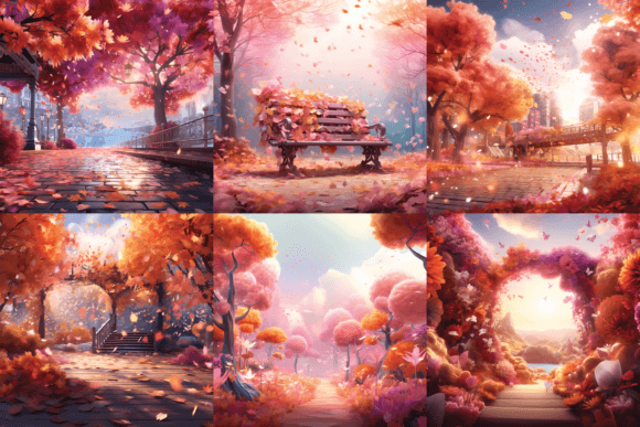 Download Autumn Fall Printable Digital Papers - Autumn Collection