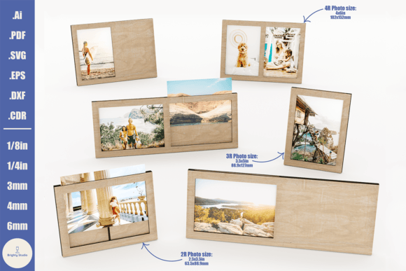 Download Laser Cut Photo Frames Set - 18 Designs - Laser Collection