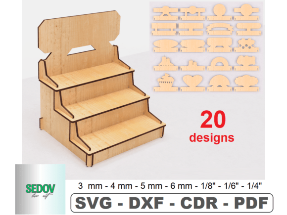 Download Exhibition Stand with Showcase Laser Cut - Laser Collection