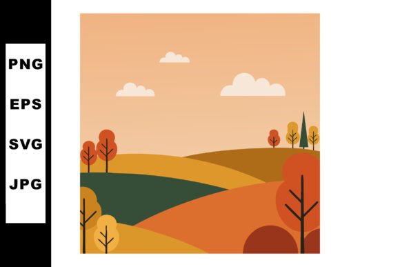 Download Autumn Landscape with Rolling Hills and - Autumn Collection