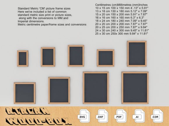Download Frames Laser SVG Cut Files - Photo Frame - Laser Collection