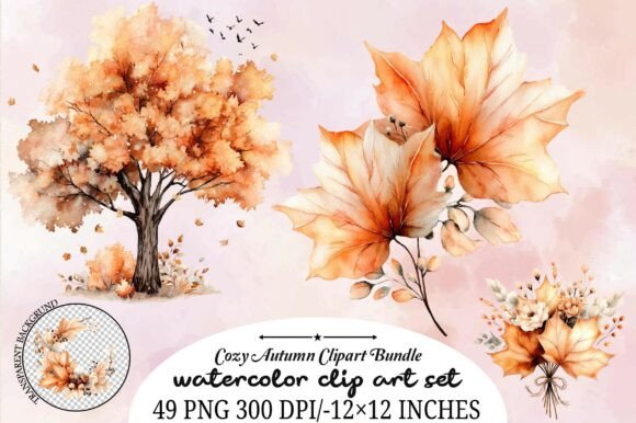 Download Cozy Autumn Clipart Bundle - Autumn Collection