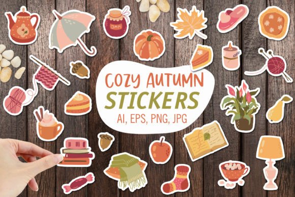 Download Cozy Autumn / Printable Stickers Cricut - Autumn Collection