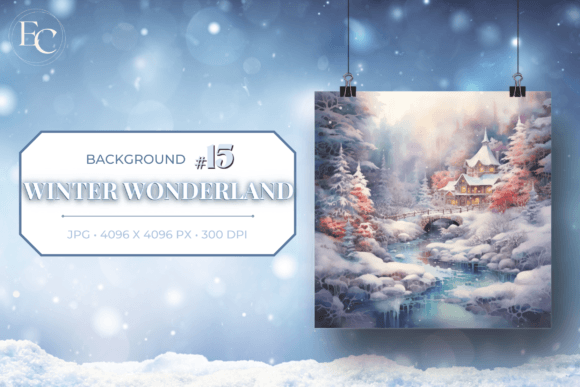 Download Christmas Winter Forest Home Background - Home background Collection