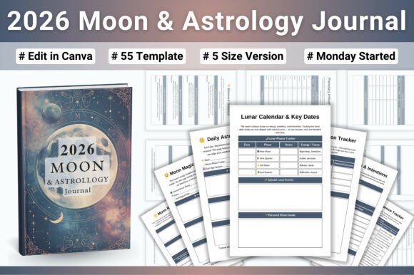 Download 🌙 2026 Moon &amp; Astrology Journal - Astrology Collection
