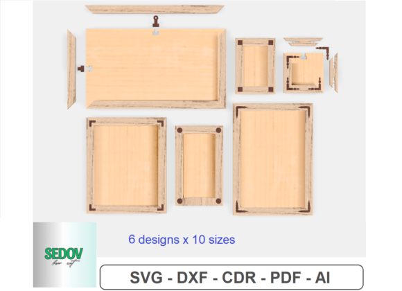 Download Photo Frame Bundle Laser Cut Files - Laser Collection
