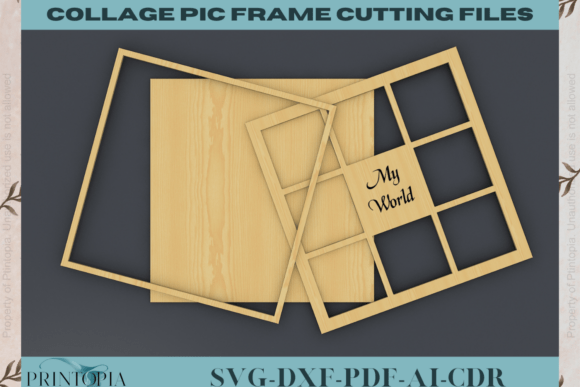 Download Laser Cut Collage Frame Diy 093 - Laser Collection