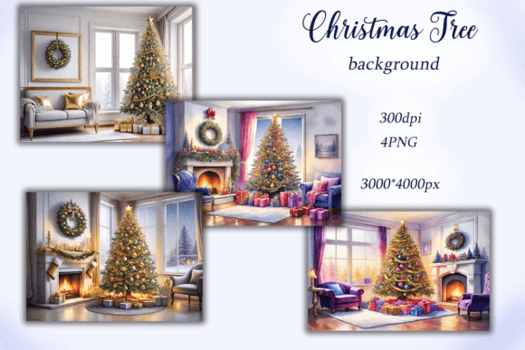 Download Christmas Tree at Home Background - Home background Collection