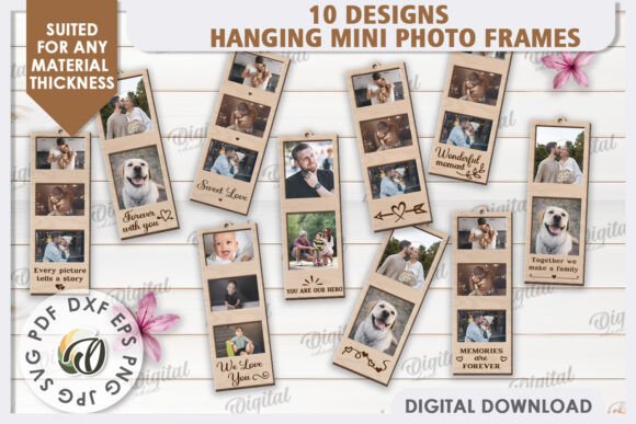 Download Mini Photo Frames Laser Cut Bundle - Laser Collection